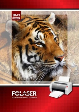 Folia samoprzylepna przezroczysta laser 50SR A3