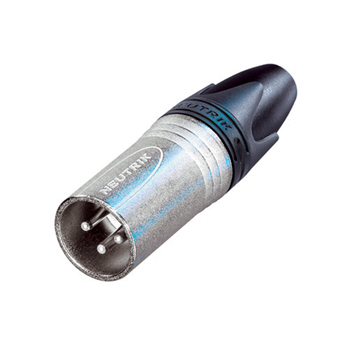 NC3MXX XLR wtyk na kabel 3pin srebrny Neutrik
