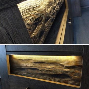 INDIANA Мебель - Витрина угловая LED левый (I-23)