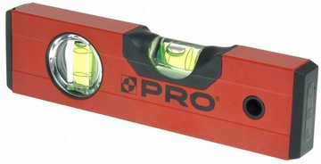 PRO POZIOMNICA KIESZONKOWA 18CM CZERWONA S460