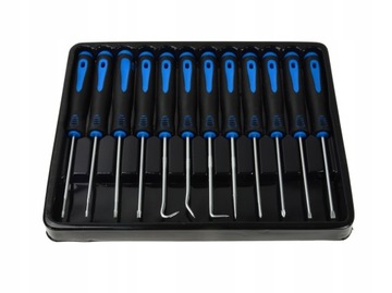 ZESTAW 12EL GROTY HAKI SKROBAKI OGINGÓW ORING GEKO