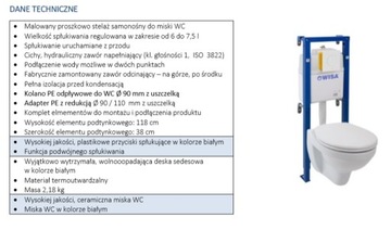 ПОДВЕСНАЯ РАМА ДЛЯ СКРЫТОГО МОНТАЖА + УНИТАЗ С СИДЕНЬЕМ