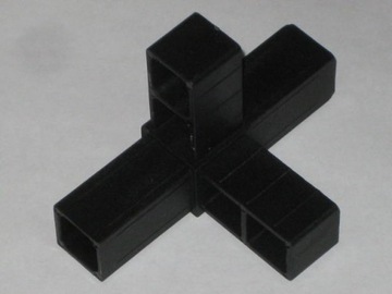 Łącznik plastikowy profil aluminiowy 25x25x2czarny