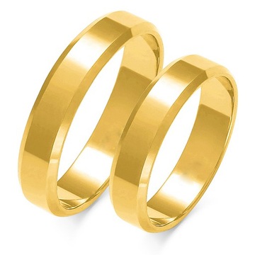 Złote TRAPEZOWE obrączki w próbie 333! 6.0 mm
