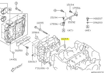 TĚSNĚNÍ HLAVA SUBARU BRZ TOYOTA GT86 PRAVÁ OEM