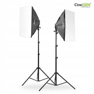 2 фотолампы Софтбокс LARGE SET BRIGHT