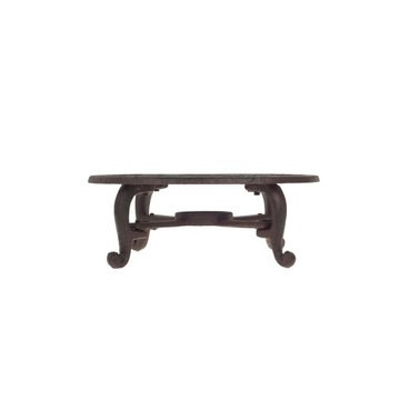 Круглый чугунный обогреватель РЕТРО под кувшин, чайник со свечой