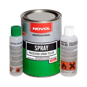 NOVOL SPRAY SPRAY FILLER - + Отвердитель