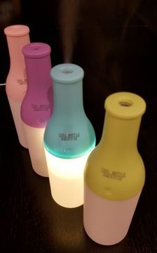 УВЛАЖНИТЕЛЬ ВОЗДУХА 2в1 и СВЕТОДИОДНАЯ ЛАМПА, фиолетовый флакон.