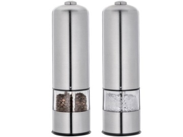 2W1 MŁYNEK DO SOLI PIEPRZU SOLNICZKA INOX LED