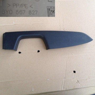 Podłokietnik tapicerka 6Y0867827 Skoda Fabia 99-07
