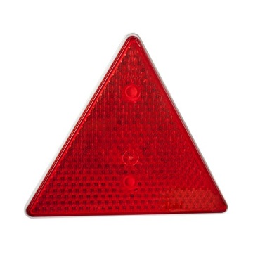 TRÓJKĄT ODBLASKOWY CZERWONY OSTRZEGAWCZY