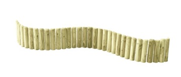 Płotek drewniany rollborder palisada 150x20 - ostatnie sztuki