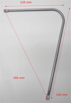 Pręt ALU Osłona koła, bagażnika /L37/