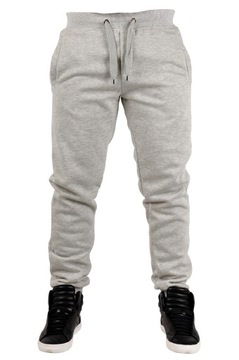 K01 r. 3XL MĘSKIE SPODNIE DRESOWE JOGGERY GŁADKIE