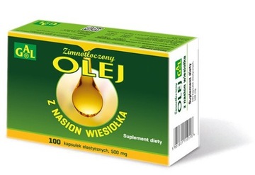 Olej z Wiesiołka w Kapsułkach 100 kaps. GAL