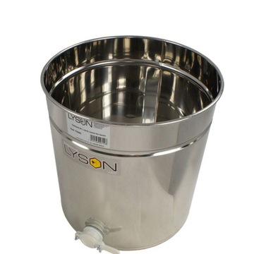 Odstojnik nierdzewny 30 l / ~42 kg, zawór plastikowy 6/4