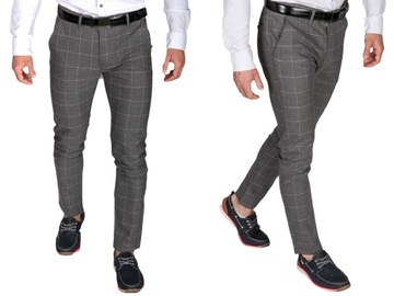 Spodnie wizytowe grafitowe P-23 fashionmen2 r. 34