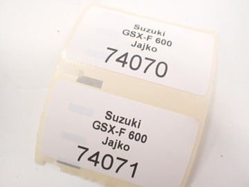 Chłodnica oleju przewody Suzuki GSX-F 600 750 98-