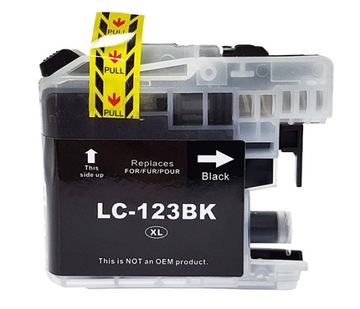 Tusz do BROTHER LC123 DCP J132W J152 CHIP 2018