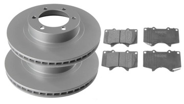 Диски Колодки ПЕРЕДНИЕ TOYOTA Land Cruiser 120 (J12
