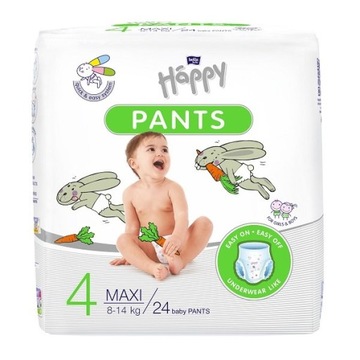PIELUCHOMAJTKI Happy Pants Maxi, WCIĄGANE 24szt.
