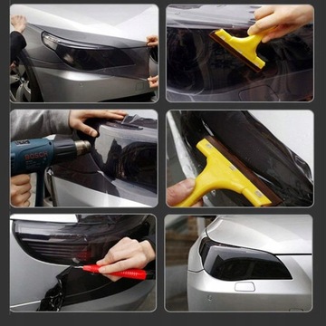 ПЛЕНКА ДЛЯ ЗАТЕМЕНИЯ ЛАМПЫ, ЧЕРНАЯ ГЛЯНЦЕВАЯ 30x200