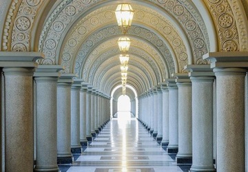 FOTOTAPETA KOLUMNY TUNEL FOTOTAPETY 368x254