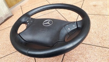 MERCEDES W211 E VOLANT AIRBAG MULTIFUNKCE KŮŽE