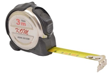 MIARA ZWIJANA STALOWA miarka 3m /16mm MAGNES MOCNA
