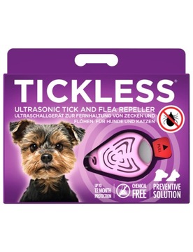Tickless Pet Różowy do 12 m-c na pchły i kleszcze