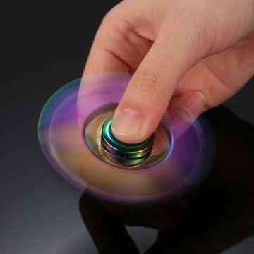 РУЧНОЙ СПИННЕР 2 РАДУГА МЕТАЛЛ ЦВЕТОК ПОЛЬША!