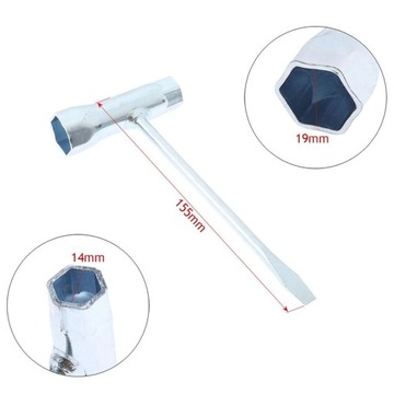 КЛЮЧ ДЛЯ ЗАМЕНЫ СВЕЧИ ЗАЖИГАНИЯ ПИЛЫ ЩЕТКИ 14/19