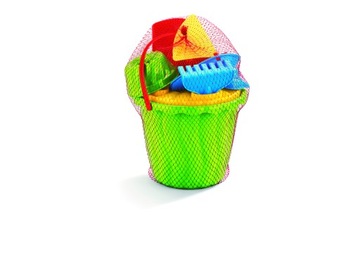 MARIOINEX Wiaderko do piasku z akcesoriami żaglówka łopatka