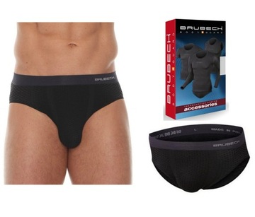 BRUBECK Slipy męskie typu Base Layer (potówka) XXL