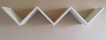 Сплошная белая подвесная полка для книг для гостиной!