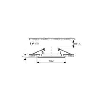 ARGUS CT-2114 BR/M Kanlux круглый фиксированный светильник
