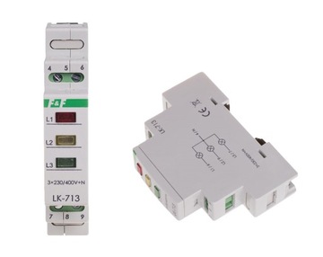 Lampka sygnalizacyjna wskaźnik faz LK-713K FF