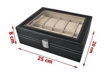 Коробка-органайзер для часов, украшений и других гаджетов, 10 отделений.