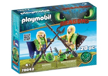 PLAYMOBIL 70042 Mieczyk i Szpada w zbroi to latani