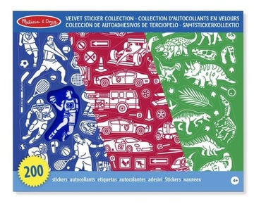 MELISSA DOUG NAKLEJKI DO KOLOROWANIA 200EL 14236