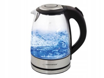 YOSEMITE LED ЭЛЕКТРИЧЕСКИЙ ЧАЙНИК СТЕКЛО 1.7 INOX