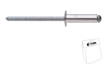 Nit aluminiowe stalowe zrywalne 5 x 26 mm - 50 szt