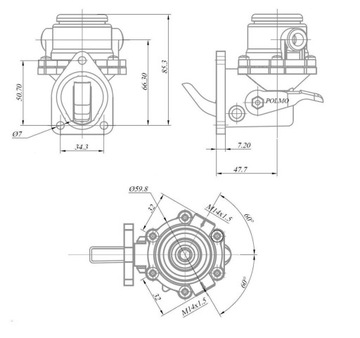 Топливный насос Deutz Fahr 04231021 Polmo