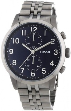 MODNY GRAFITOWY ZEGAREK MĘSKI FOSSIL FS4894 CHRONO