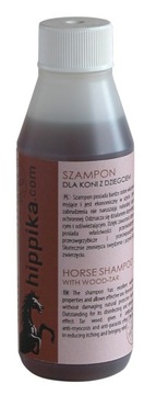 Szampon dla koni z dziegciem przeciwbakteryjny 100ml HIPPIKA