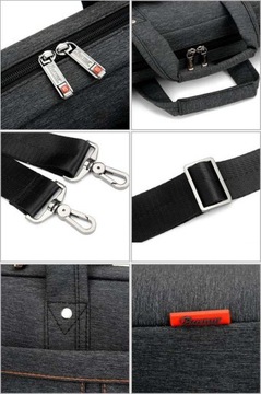 WROCŁAW Torba Burnur na laptopa 13,3 szary