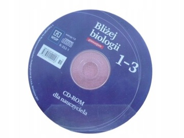 BLIŻEJ biologii 1 2 3 sprawdziany TESTY NA CD