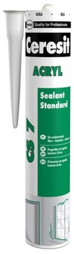 CERESIT CS 7 biały Uszczelniacz akrylowy 280ml