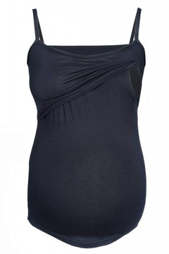 Top ciążowy i do karmienia M46 czarny XXL
